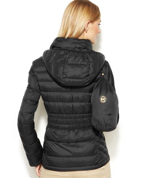 womens michael kors puffer jacket|michael kors lightweight puffer jacket.